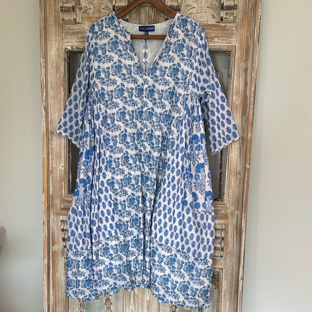 Ro’s Garden / Anthropology Cotton swing dress